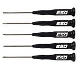 General Tools Screwdriver Set, UltraTech, Precision, ESD, 5Pc