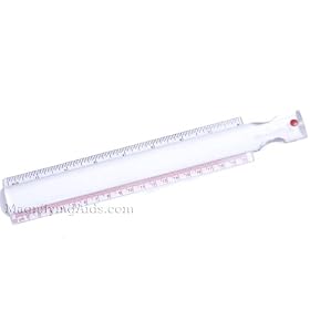 Click here to buy 2X Bar Magnifier 8 Inch with Ruler.