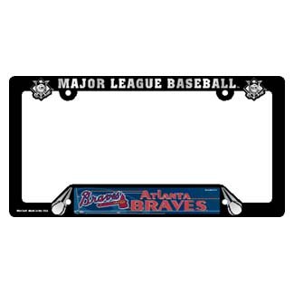 Atlanta Braves License Plate Frame Two Pack Set