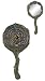 Art Nouveau - Peacock Hand Mirror Collectible Decoration Fashion