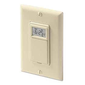 Aube by Honeywell TI032-3W-5 U 7-Day Programmable Timer Switch, Almond by Aube Honeywell