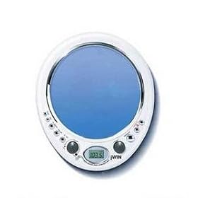 JWIN ELECTRONICS JX-M55 Fog Free Mirror Water Resistant Shower AM/FM Radio