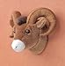 Wall Mountable Ram Head - Plush Ram Stuffed Animal - 10