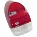 Search Our Specialty Mall : VW Bug Rear Tail Light Lens 68-70 Red/White Style Each