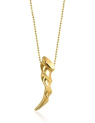 Alex Woo "Sweni" Precious Metal Horn Pendant, 18"