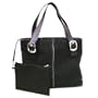 Overland Women-Foots Laptop Tote Bag Fits to 15-Inch (Black)