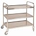 Clearing Trolley 3 tier. Size: 710 x 405 x 810mm.