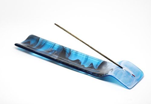Turquoise Glass Incense Burner