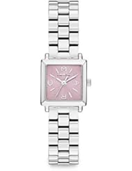 Marc by March Jacobs Katherine Silver Tone Rose Dial Watch