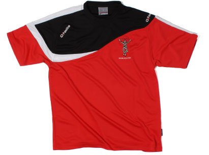 Harlequins Players Bernie Technical Rugby T-Shirt Red/Black - size XL Harlequins Players Bernie Technical Rugby T-Shirt Red/Black - size XL