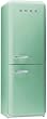 50's Style Retro Fridge Freezer - Right Hand Hinge Pastel Green (FAB32V7_PG)