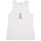 Los Angeles Angels of Anaheim Women's Striped Logo Tank by Soft as a Grape