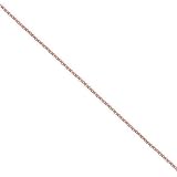 Rose Gold over Sterling Silver .015 16-18in Adjustable Chain Necklace