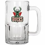 NBA Milwaukee Bucks 20-Ounce Root Beer Style Mug - Primary Logo