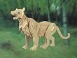 Mountain Lion 3D Woodcraft Construction Kit