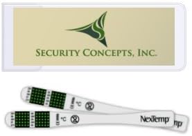 American Dream Brigade Double Disposable NextTemp Thermometers in Vinyl Wallet 16517-3, 3 Count