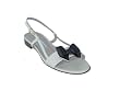 L'AUTRE CHOSE Cream Patent w/Bow Sandals L8403 in Cream