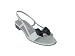 L'AUTRE CHOSE Cream Patent w/Bow Sandals L8403 in Cream