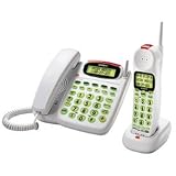 Uniden CEZAI998 5.8 GHz Cordless Phone with Corded Base and Digital Answering System
