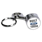 Built Ford Tough Logo Piston Keychain