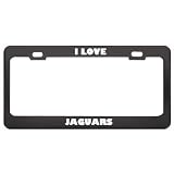 I Love Jaguars Animals Metal License Plate Frame Tag Holder by Fastastic I Love Frames
