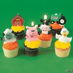 Farm Party Cake Candles of 12)