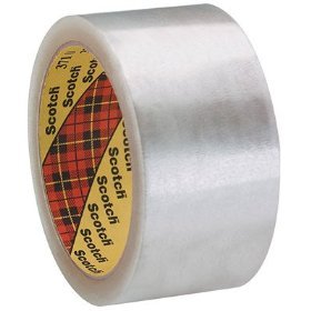 3M 3710-1PK-C Scotch� Package Sealing Tape Clear 2 x 55 Yard Roll 24 Pack by 3M