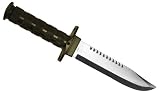 Trademark Jungle King Hunting Knife with Nylon Sheath