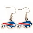 Buffalo Bills Enameled NFL Team Logo Dangle Earrings