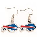 Buffalo Bills Enameled NFL Team Logo Dangle Earrings