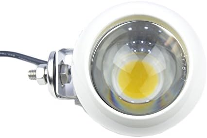 ZHEXUAN Round Single Bead 2x 25w Dc 12v 30 Degree Spot Fog LED Work Light for Off Road Truck Car ATV SUV Jeep Boat 4wd ATV Auxiliary Driving Lamp