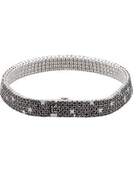 Black And White Diamond Bracelet With Black Rhodium Plating 14K White 68643