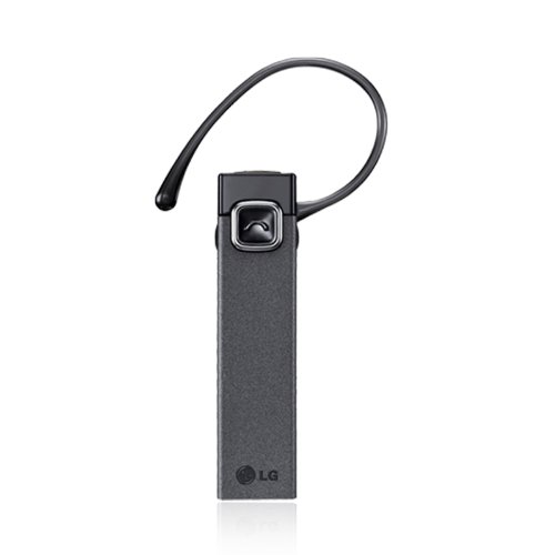 LG HBM585 Bluetooth Headset for Apple iPad/iPhone and Cell Phone Models - Retail Packaging - Gray/Black 