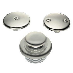 Danze D490650PNV Touch-Toe Bath Drain Conversion Kit, Polished Nickel PVD