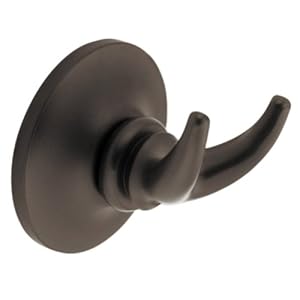 Moen DN6703ORB Danbury Double Robe Hook, Oil Rubbed Bronze by 