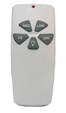 Concord Fans RM-101-S Universal Ceiling Fan Remote Control Small Motor