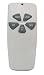 Concord Fans RM-101-S Accessory - Universal Hand Remote, White Finish