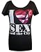 Public Library I Heart Love Sex and the City Black Ladies/Juniors T-Shirt Tee