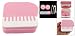 Piano Design Pink Plastic Portable Contact Lens Case