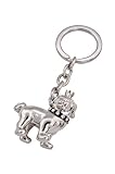 GIFT COMPANY 72428 Mops Schl�sselanh�nger silber klare Steine