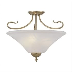 Elipse Convertible Pendant or Semi Flush in Burnished Bronze