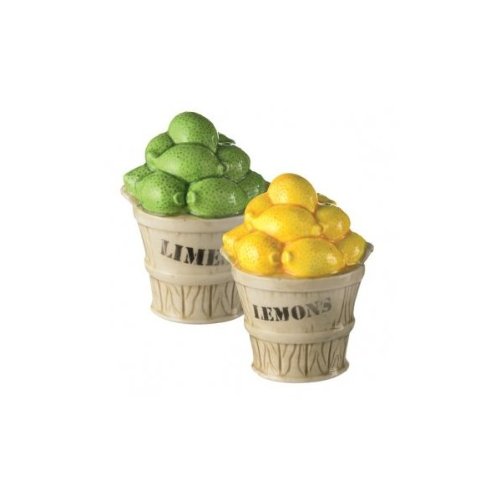 Grasslands Road Citralicious Lemon & Lime Salt & Pepper Shaker Set 