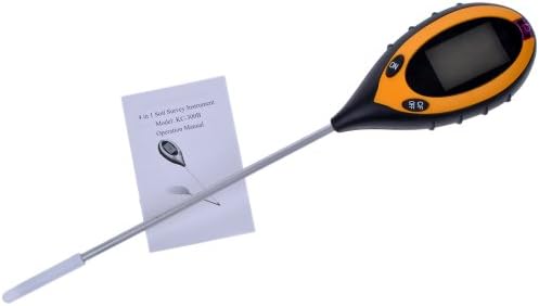 4 in1 Plant Soil Meter PH Temperature Moisture Sunlight Tester