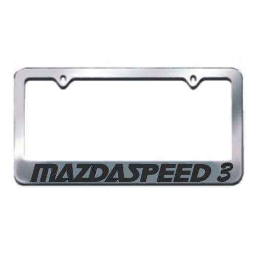 Mazdaspeed 3 License Plate Frame Chrome