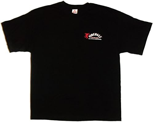 Fireball Whiskey T-Shirt X-Large Black