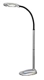 Gooseneck Magnifier Grey with LED