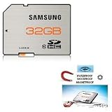 Samsung 32 GB SDHC Flash Memory Card, Brushed Metal -  MB-SSBGA/US