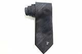 Versace Men's 100% Silk Navy Blue Stripe Pattern Tie