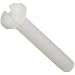 Nylon 6/6 Machine Screw, Hex Head, Slotted Drive