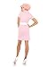 Leg Avenue Women's 2 Piece Beauty School Drop Out Button Front Dress And Belt